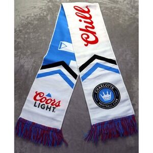 Charlotte FC Football Club Coors Light Chill for the Crown Scarf 54"